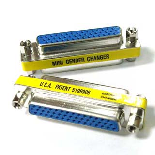 Mini Gender Changer, HD44 Female / Female